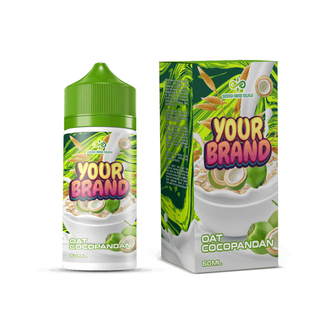 jasa maklon liquid Freebase 60ml Oat Cocopandan