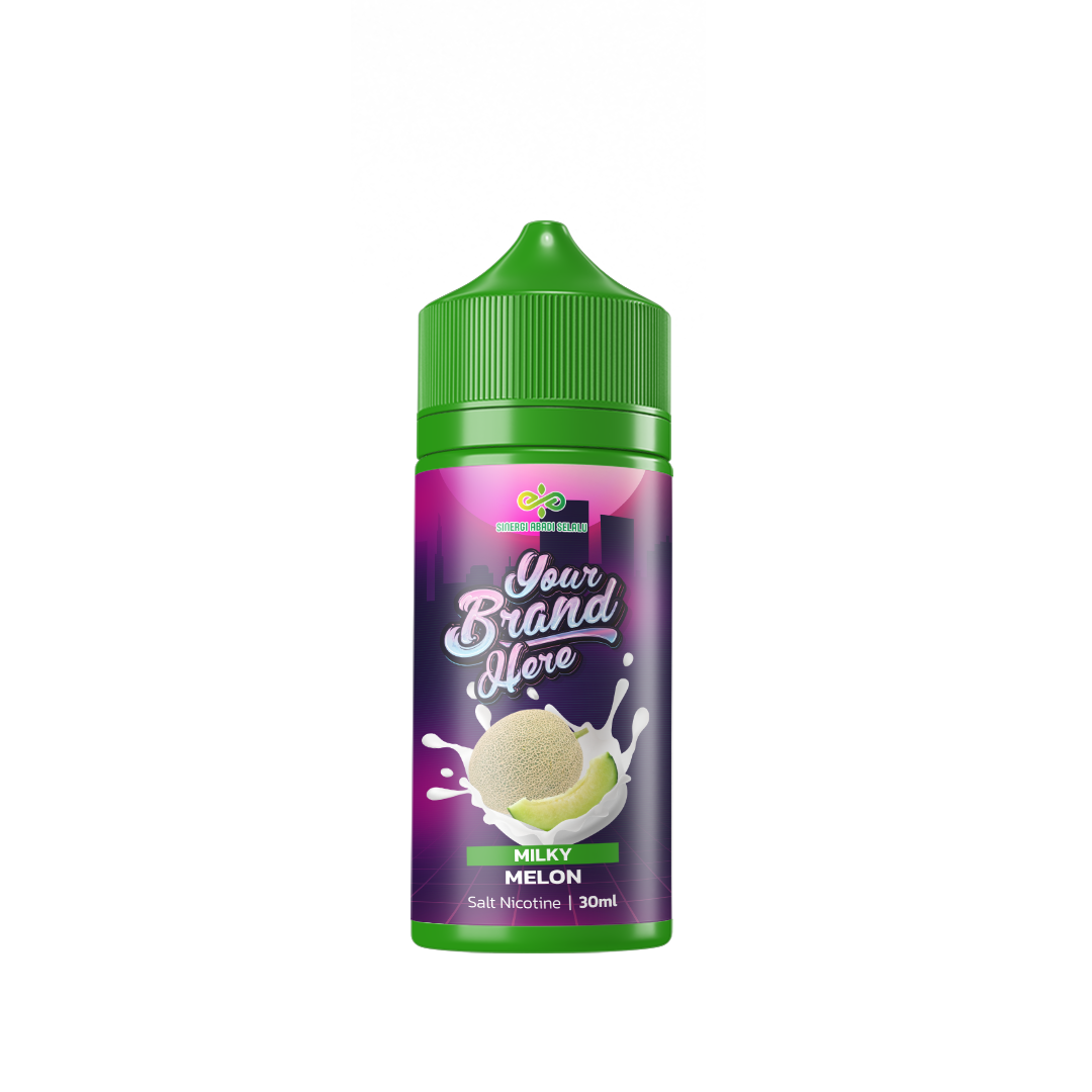 Maklon Liquid Vape Saltnic Creamy 30ml Milky Melon